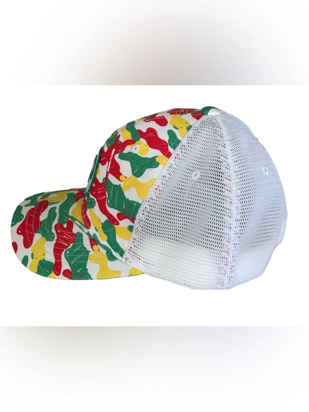 Puma Arnold Palmer 2022 Golf Trucker Hat Camo Mesh Snapback Cap Sample Rare